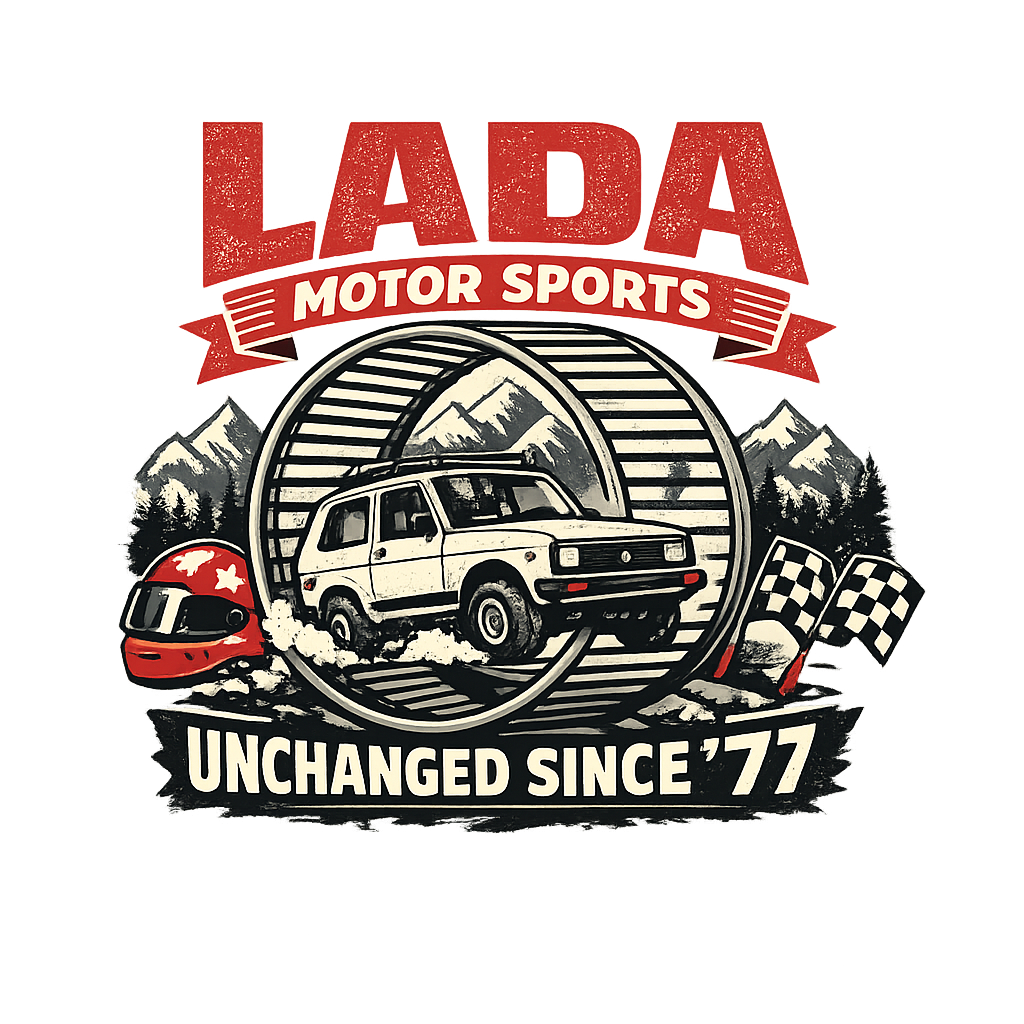 Lada Hamster Wheel MotorSports T-Shirt